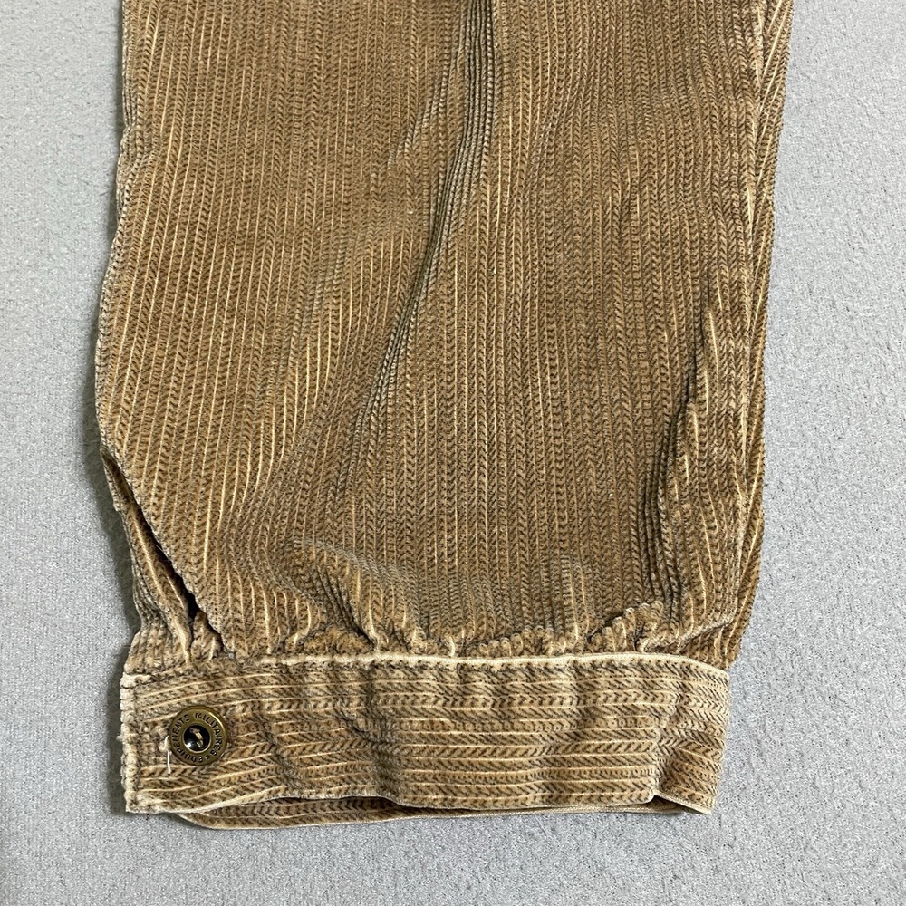 Vtg Womens Corduroy Pants Knickers Tan Cropped Equestrian Talon Zipper Sz 11 - Picture 5 of 16